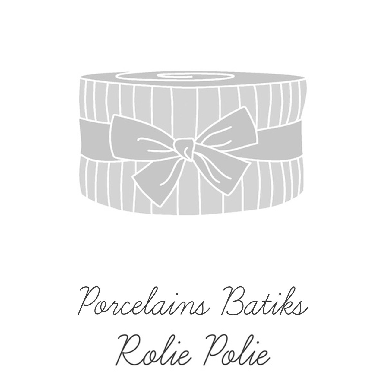 Expressions Batiks 2.5" Strip Roll (Jelly Roll / Rolie Polie) in Porcelains by Riley Blake Designs for Riley Blake (RP-23454-40)